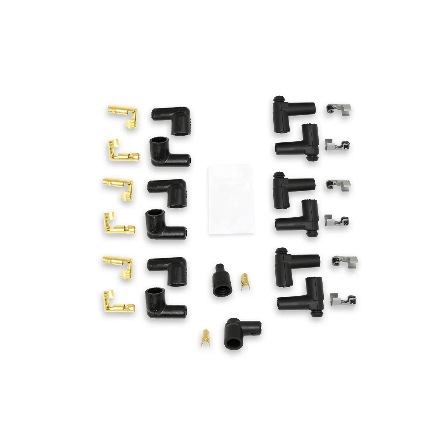 Spark Plug Wire Set Universal 8mm Silicone Spiro Pro 180_ 350 ohm_ft Black 73045